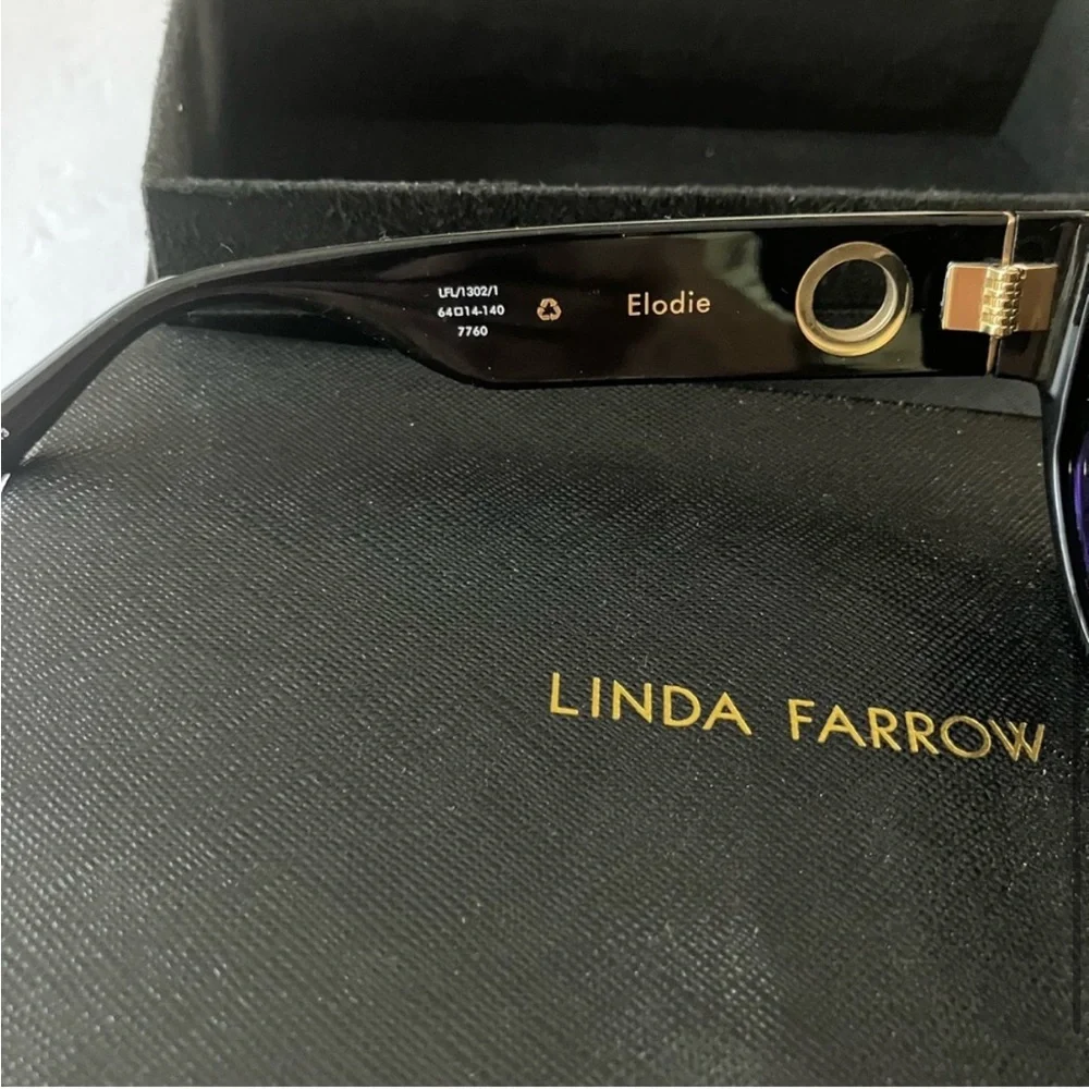 Linda Farrow Elodie oversize-frame sunglasses - Picture 6 of 9